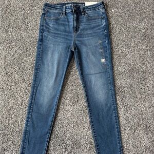 American Eagle Outfitters Women's Classic Blue Skinny Jeans